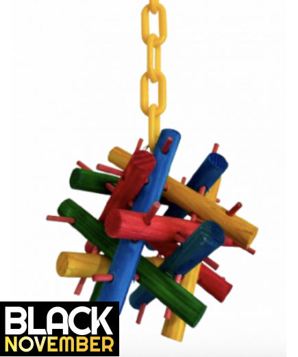 9 X Parrot Toy Pack - African Grey, Amazon, Cockatoo, Macaw Etc - RRP £148.91 - Pack 5